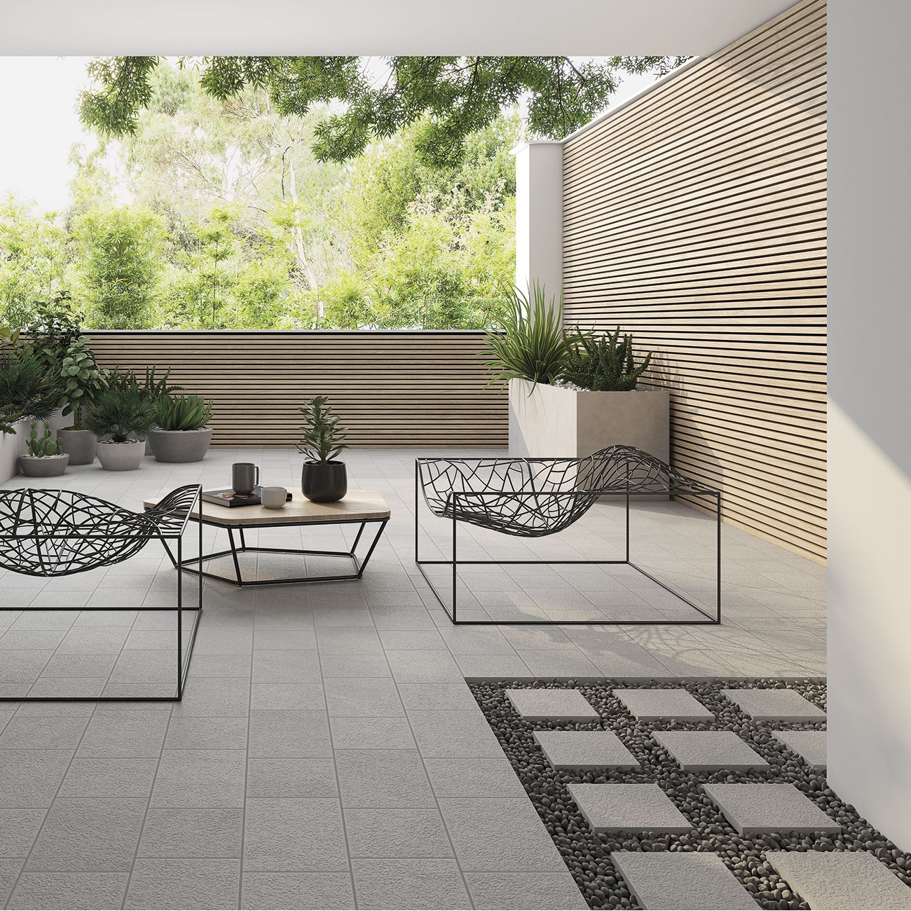 Arán Natural Pearl Porcelain Block Paving