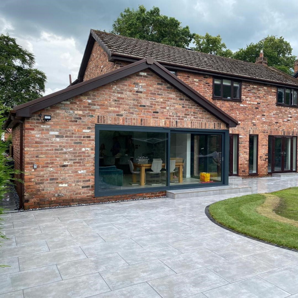 Balbi Gris Dark Grey Porcelain 900x600 Paving Slabs