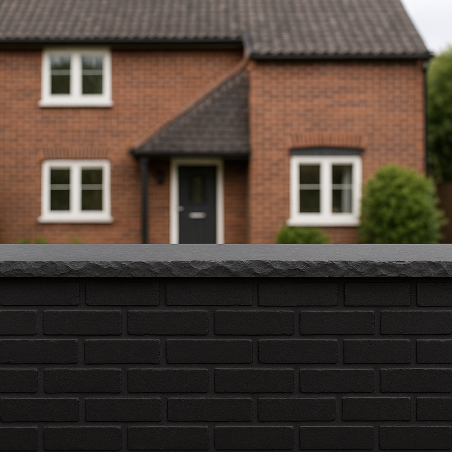 Black Limestone Wall Coping
