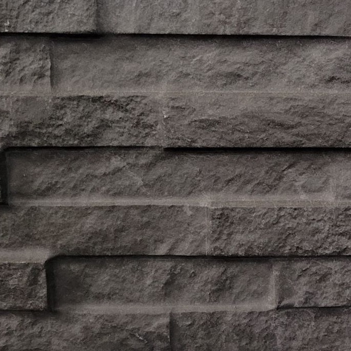 Brickstone Black - Porcelain Wall Cladding Slips - Sample