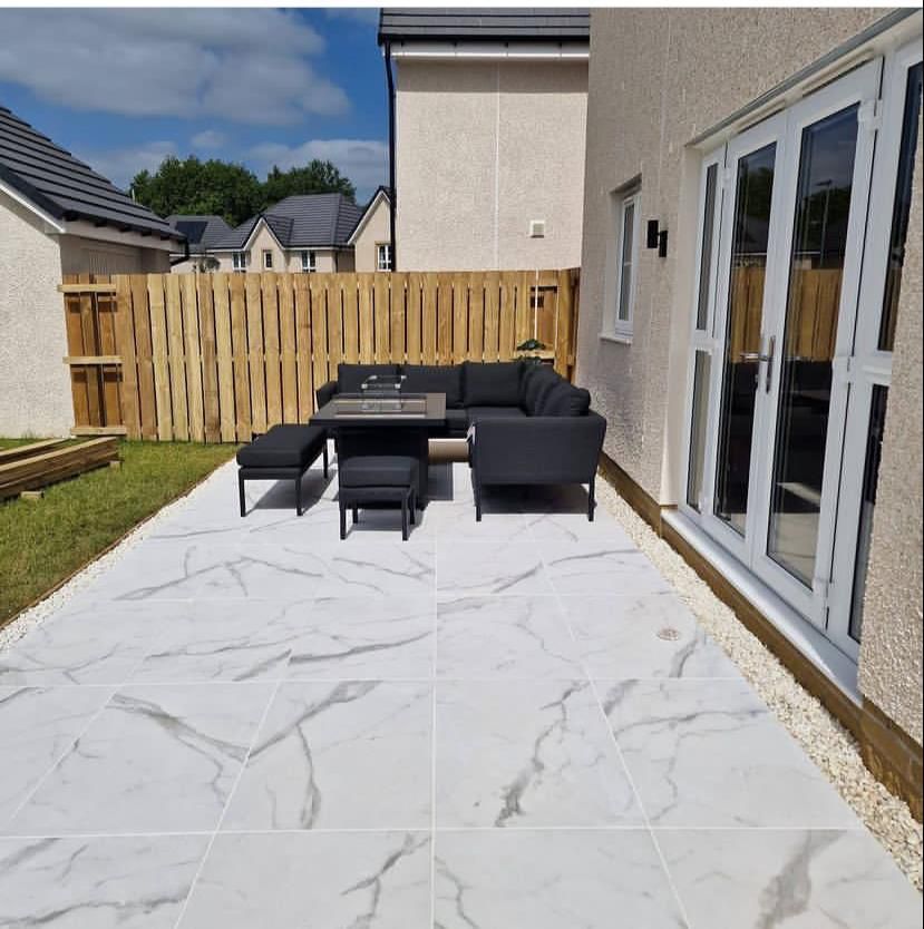 Giotto Blue Marble 900x600 20MM Porcelain Paving Slabs