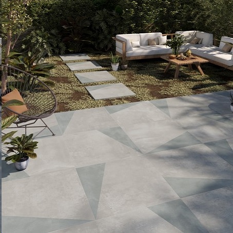 Goya Pyramid Porcelain 610x610 Paving Slabs