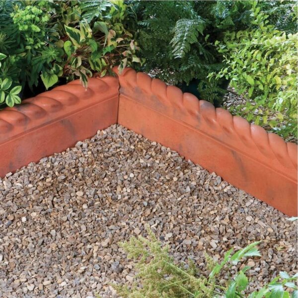 Half Rope Top Concrete Edging Kerb