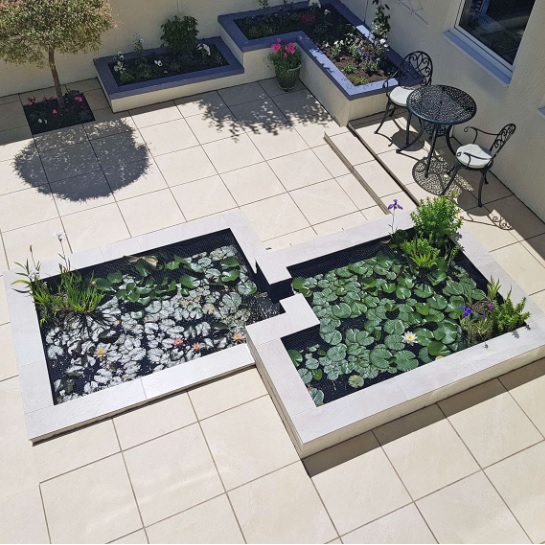 Ivory Beige Porcelain Paving Slabs 600x600