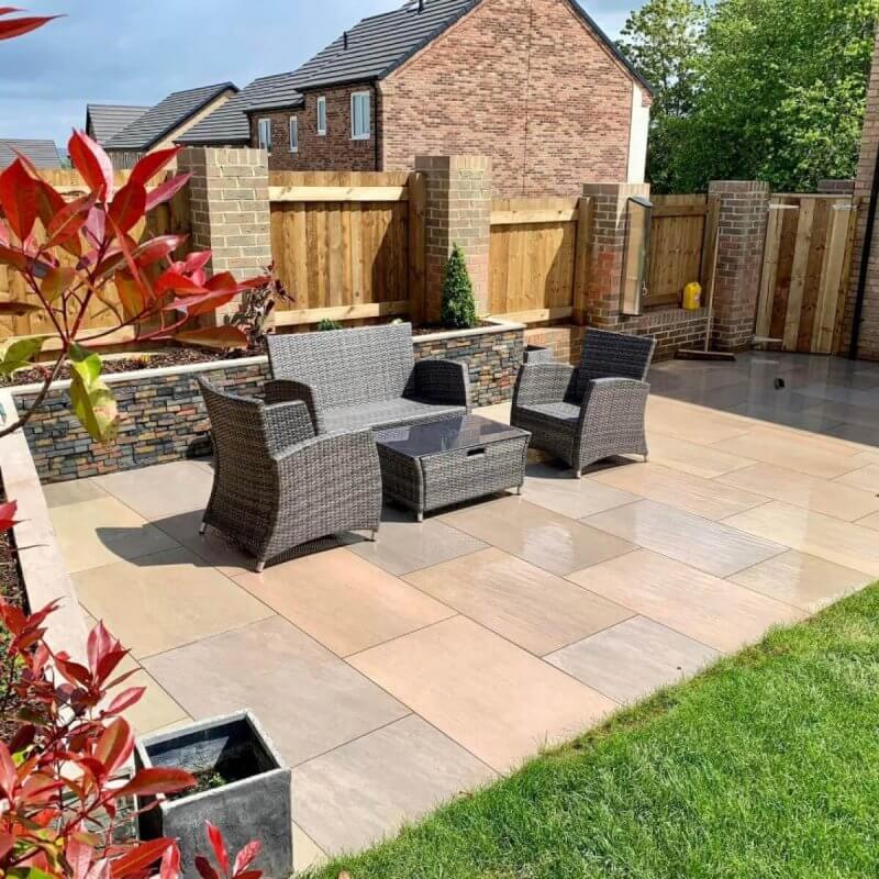 Raj Green 900×600 Porcelain Paving Slabs
