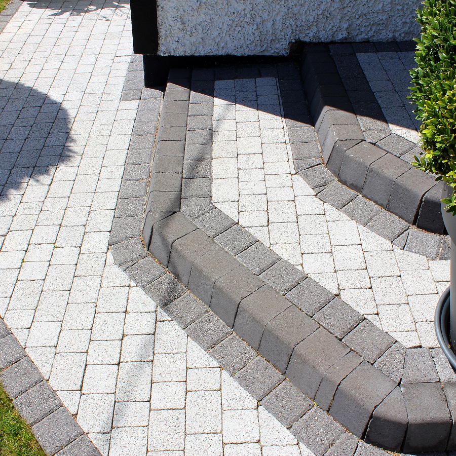 Newgrange Black Granite Effect 600x300 40MM Concrete Block Paving.