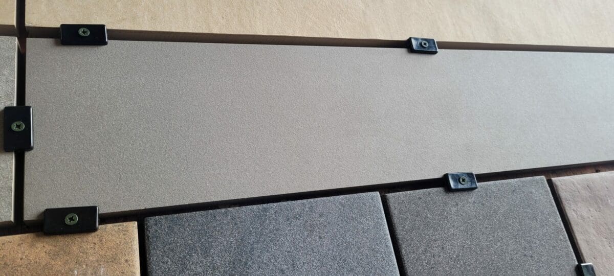 Kandla Grey Smooth Porcelain Edging Strips - 900×150 20MM